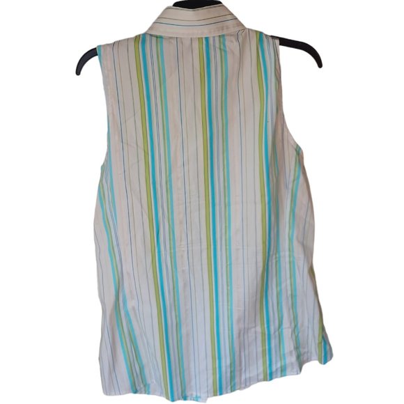 George Striped Top Size 1X - Picture 2 of 3